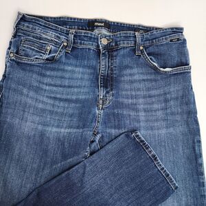 Mavi Jeans Men's 38 x 32 Zach Straight Leg Blue Denim‎